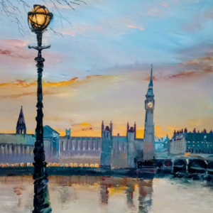 Sunset Over The Thames