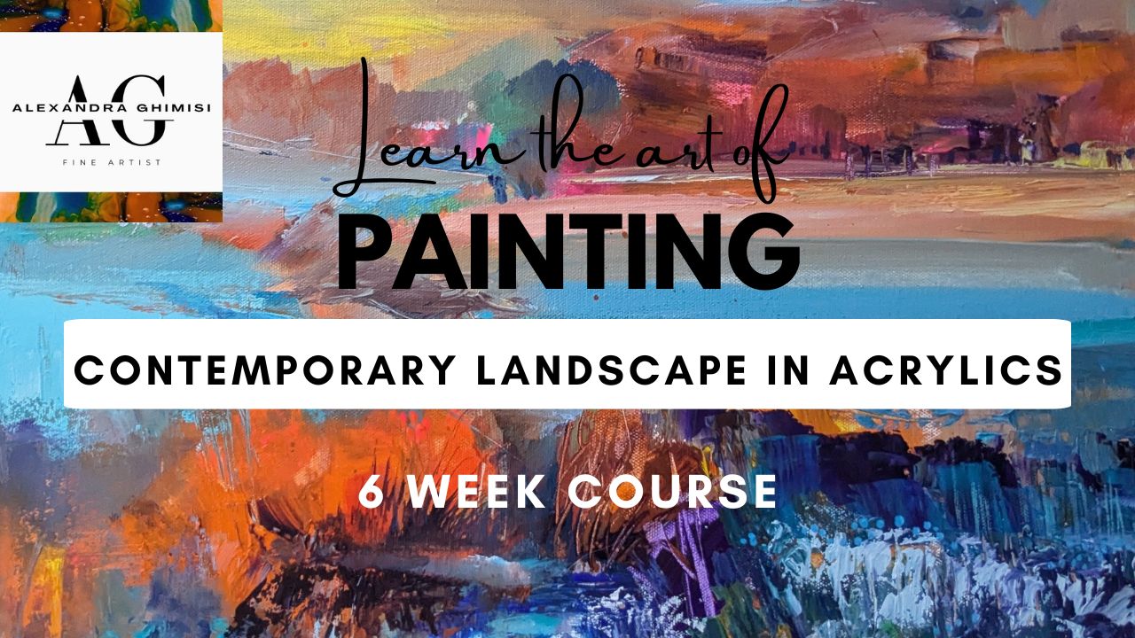 Contemporary Landscapes in Acrylics