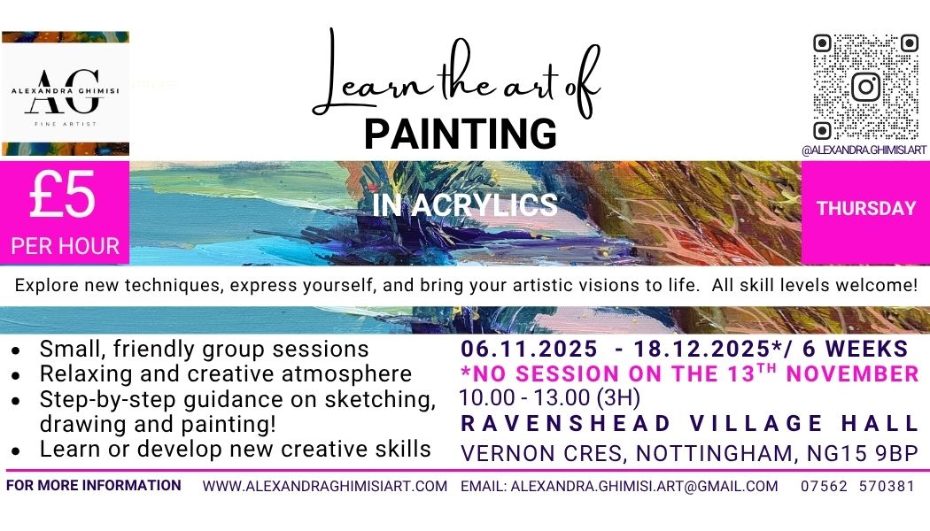 Contemporary Landscapes in Acrylics, Ravenshead