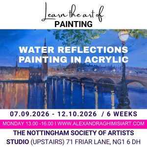 Water reflections in acrylic